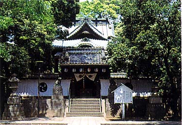 愛宕神社社殿の写真