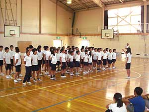 みずき小学校5年生の林間学校の写真