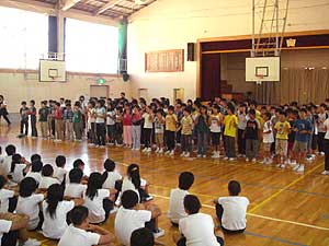 みずき小学校5年生の林間学校の写真2