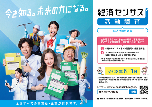 令和8年経済センサス活動調査広報用素材