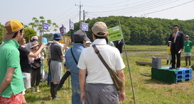 田植え市長あいさつ