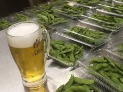 枝豆とビール