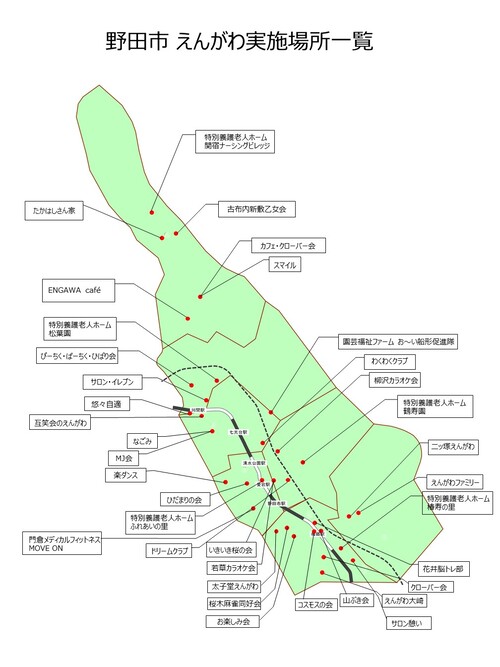 実施場所一覧