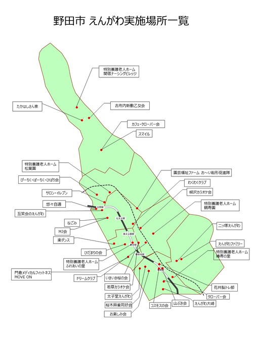 実施場所一覧