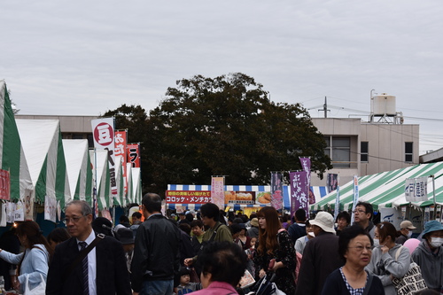 沢山の来場者