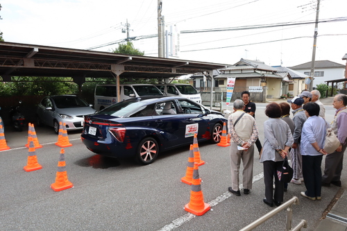 車の死角体験