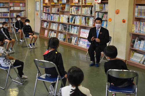 山崎小学校の様子