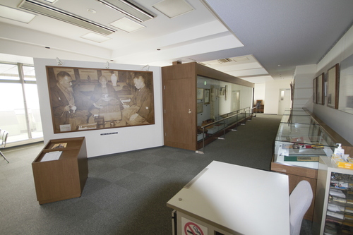 関根名人記念館の展示室