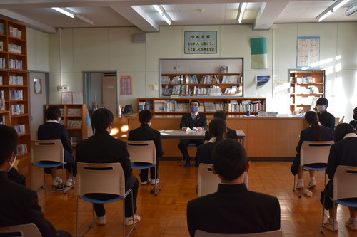 福田中学校の様子