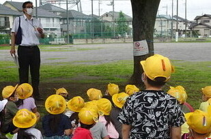 梅郷4号公園二ツ塚小学校校外学習1