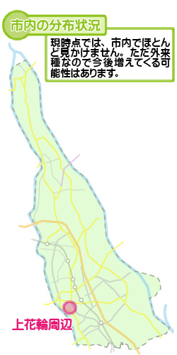 市内の分布状況の図