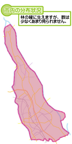 市内の分布状況の図