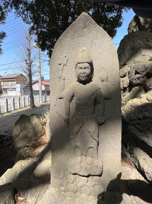 上花輪、　香取神社裏