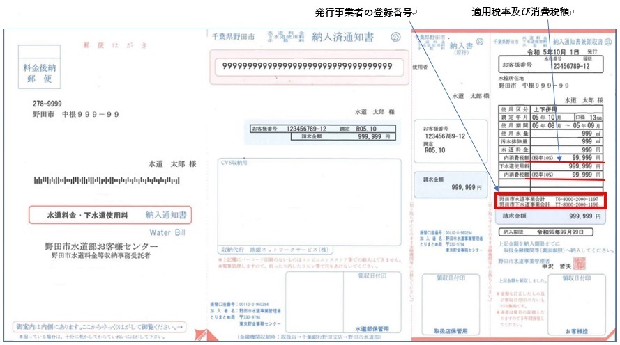 納入通知書