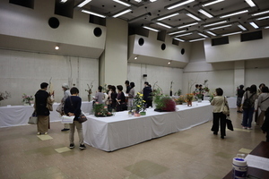 生け花の展示会場