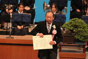 野田囲碁会の会長佐澤秀夫さん