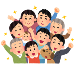 家族のイラスト