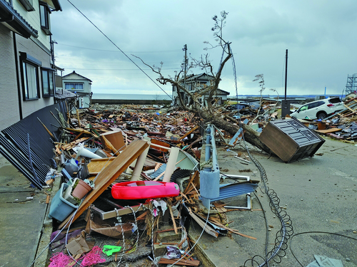 能登半島地震被災地の様子