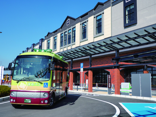 まめバスと野田市駅