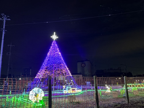 駅広イルミネーション（愛宕駅）