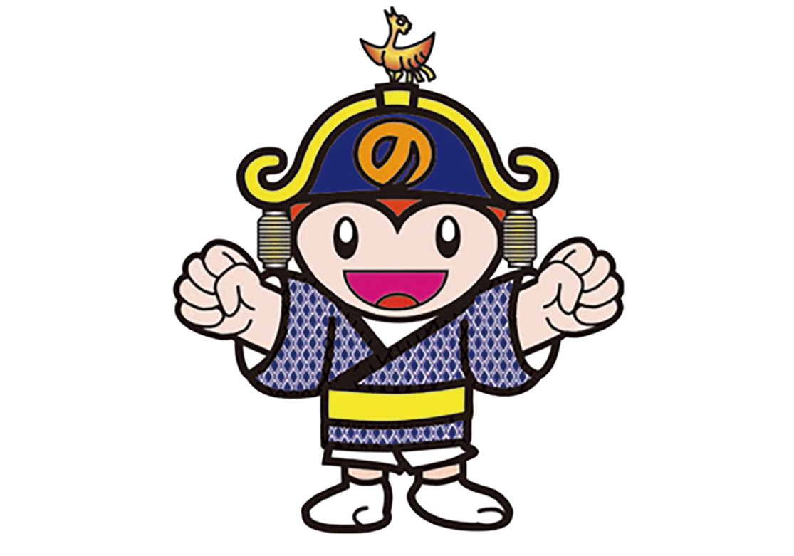 野田みこしパレードマスコットキャラクターやんわりまえだ君
