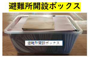 避難所開設ボックス