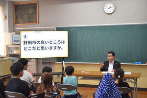 関宿中央小学校の様子