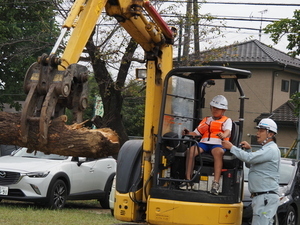 重機の操作体験