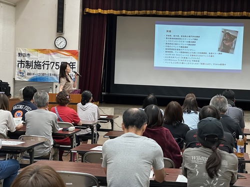 犬のしつけ方講座（野田中央公民館講堂）