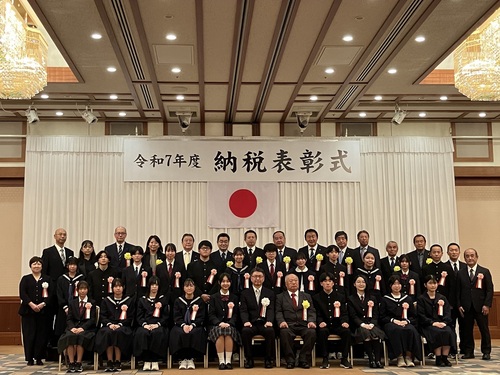 受賞者での集合記念写真