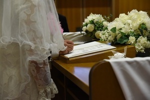 宣誓書へサイン