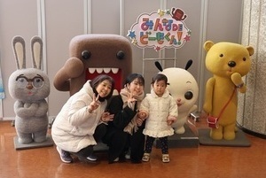 おなじみのキャラクターと記念写真も撮れます