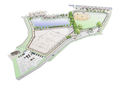 (仮称)関宿スポーツフィールド完成イメージ図