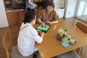 オセロで楽しむ利用者