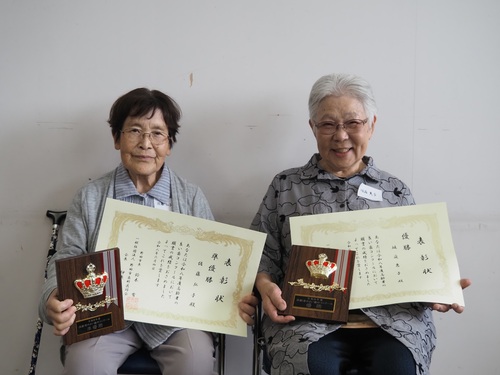 受賞した二人