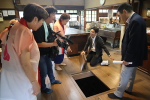 市民会館での収録風景