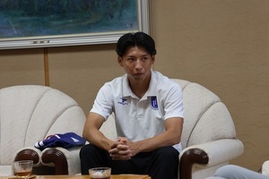 意気込みを語ってくれた古谷選手